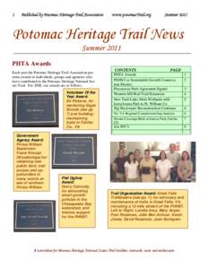 1  Published by Potomac Heritage Trail Association www.potomacTrail.org