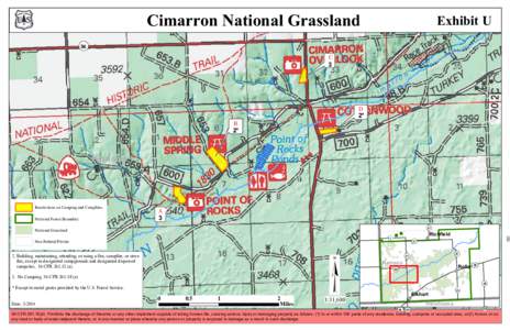 Cimarron National Grassland  Exhibit U 56