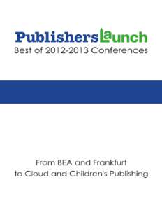 Best ofPublishers Launch Conferences