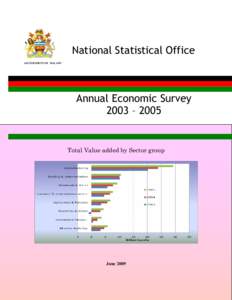 National Statistical Office GOVERNMENT OF MALAWI Annual Economic Survey 2003 – 2005
