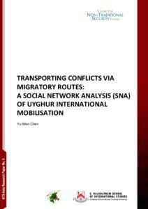 TRANSPORTING CONFLICTS VIA  MIGRATORY ROUTES:    A SOCIAL NETWORK ANALYSIS (SNA) 