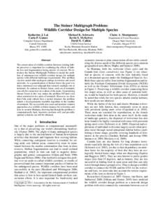 Operations research / NP-complete problems / Spanning tree / Steiner tree problem / Minimum spanning tree / Shortest path problem / Combinatorial optimization / Dynamic programming / Travelling salesman problem / Graph theory / Theoretical computer science / Mathematics