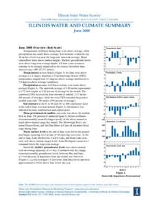 Illinois Water and Climate Summary - June 2008