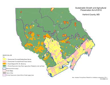 Sustainable Growth and Agricultural Preservation Act of 2012 Harford County, MD 136  ¬