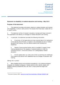 Disability statement - v1