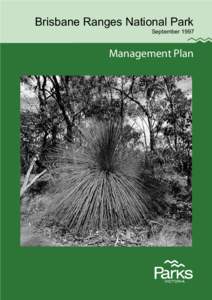 Brisbane Ranges National Park Management Plan 1997