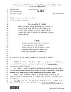 Stricken language would be deleted from and underlined language would be added to present law. Act 504 of the Regular Session As Engrossed:  1