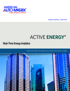 ENERGY CONTROL | ANALYTICS  ACTIVE ENERGY ®