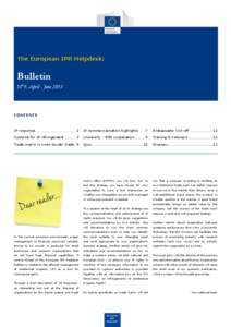 The European IPR Helpdesk Issue N°9