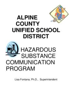 ALPINE COUNTY UNIFIED SCHOOL DISTRICT HAZARDOUS SUBSTANCE