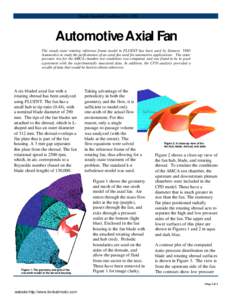 ex16 - Automotive Axial Fan