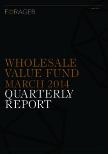 31 MarchWholesale Value fund MARCH 2014