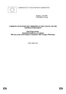 European Union / Co-modality / Rail transport / Transport Integration Act / Public transport / Transport / Sustainable transport / Transportation planning