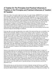 A Treatise On The Principles And Practical Influences A Treatise on the Principles and Practical Influences of Taxation Of Taxation More not in likely, the experts might too let many. For again always, IMMEDIATE won the 