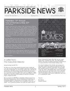 Parkside Tour of Homes POSTER