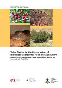 Value Chains for the Conservation of Biological Diversity for Food and Agriculture