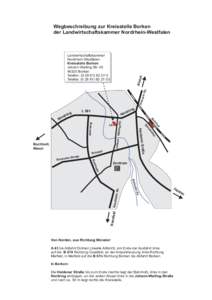 Wegbeschreibung zur Kreisstelle Borken