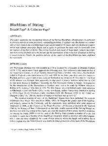 Royal burghs / Earldoms / Stirling / Cambuskenneth Abbey / Earl of Mar / Blackfriars /  London / Blackfriars /  Stirling / Blackfriars /  Newcastle / Geography of the United Kingdom / Subdivisions of Scotland / Government of Scotland