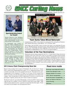 April 2013 | Vol. 25, No. 5  MIXED NATIONAL CHAMPS Sportsmanship Award for Howell