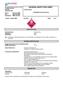 Anesthetic equipment / Containers / Gas cylinder / Hydrogen technologies / Emerging technologies / Dangerous goods / Fire extinguisher / Internal combustion engine / Material safety data sheet / Technology / Safety / Chemistry