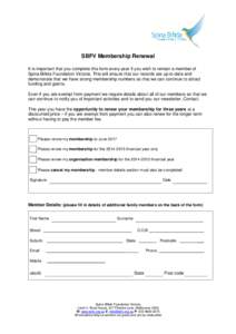 Microsoft WordRenew Membership Form