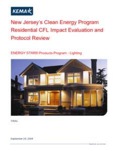 Microsoft Word - NJCEP E-STAR Products CFL Evaluation Report - Final September[removed]
