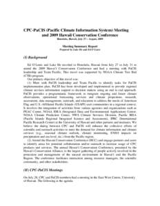 Physical oceanography / Effects of global warming / National Weather Service / Climate history / Climate Prediction Center / Climate Change Science Program / National Oceanic and Atmospheric Administration / Current sea level rise / Climate / Atmospheric sciences / Meteorology / Earth