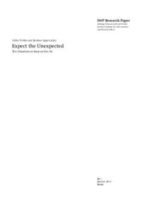 SWP Research Paper Stiftung Wissenschaft und Politik German Institute for International and Security Affairs  Volker Perthes and Barbara Lippert (eds.)