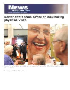 Doctor offers some advice on maximizing physician visits The annual Senior Spectacular, sponsored by Fallon Community Health Plan, was held at the DCU Center last week. (T&G Staff/TOM RETTIG)