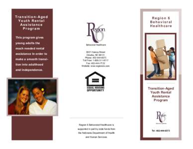 Transition-Aged Youth Rental Assistance Program  Region 6