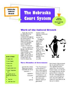 Nebraska Judicial Branch The Nebraska Court System