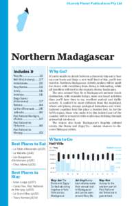 ©Lonely Planet Publications Pty Ltd  Northern Madagascar Why Go? Nosy Be .......................... 121 Hell-Ville (Andoany