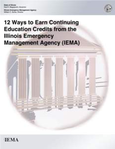 Illinois Emergency Management Agency / Interactive Entertainment Merchants Association / Course credit / Academic certificate / Continuing education / Education / Academia / Knowledge