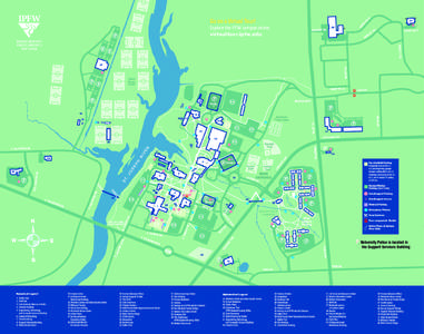 INDIANA UNIVERSITY PURDUE UNIVERSITY FORT WAYNE CAMPUS MAP .N KE R