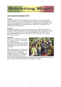 Microsoft Word - Jaarverslag St Mopti 2013.docx