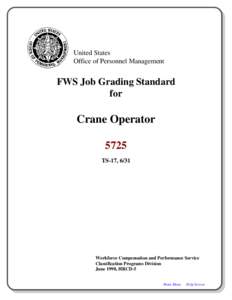 United States Office of Personnel Management FWS Job Grading Standard for