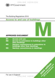 ONLINE VERSION  The Building Regulations 2010 M