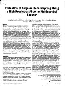 Evaluation of Eelgrass BEds Mapping Using a High Resolution Airborne Multispectral Scanner