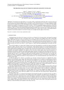 Presented at International Bioenergy in Wood Industry Conference And Exhibition Jyväskylä, Finland, 12-15 September 2005 THE REGIONAL BALANCE OF WOOD FUEL DEMAND AND SUPPLY IN FINLAND Ranta, T1., Lahtinen, P2., Elo, J2