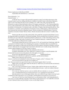 Southern Campaign American Revolution Pension Statements & Rosters Pension Application of John Bryant W8390 Transcribed and annotated by C. Leon Harris State of Kentucky } sct Garrard County } On this 20th day of August 