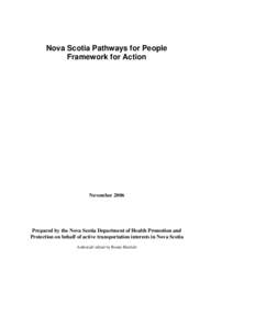Pathways for People Framework for Action