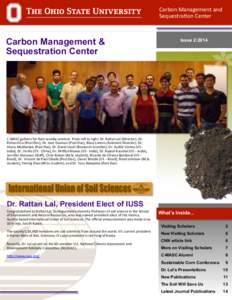 Carbon	
  Management	
  and	
   Sequestra2on	
  Center	
   Carbon Management & Sequestration Center