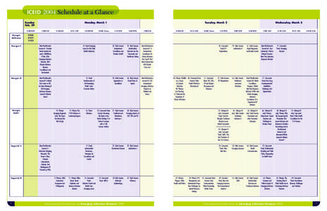 ICEID[removed]Schedule at a Glance Sunday Feb. 29