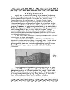 Microsoft Word - History of Nelson Hall-final-comp.