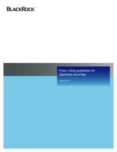 Microsoft Word - BlackRock Proxy Voting Guidelines - Japan.doc