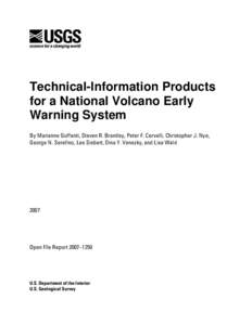 TECHNICAL-INFORMATION PRODUCTS FOR A