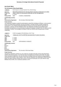 University of Wollongong / Academia / Education / Oceania / Association of Commonwealth Universities / University of New South Wales / Australian and New Zealand Standard Research Classification