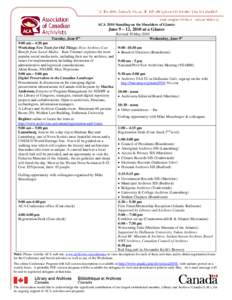 Microsoft Word - ACA-10_Conference_at_Glance