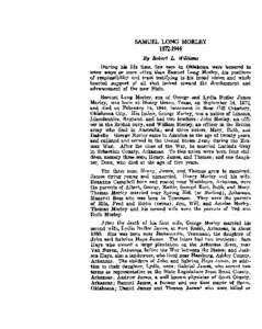 Southern United States / McAlester /  Oklahoma / John Morley /  1st Viscount Morley of Blackburn / Morley / Arkansas / Eufaula /  Oklahoma / Geography of Oklahoma / Fellows of the Royal Society / British people