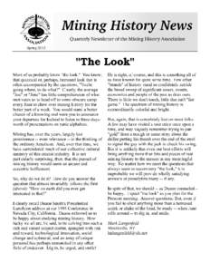 Mining History News  2 Spring 2012